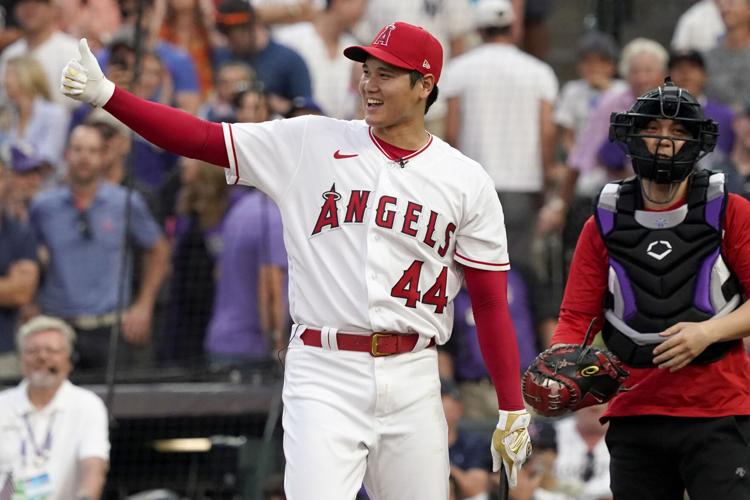 Los Angeles Angels All-Star Shohei Ohtani hits it out of the park