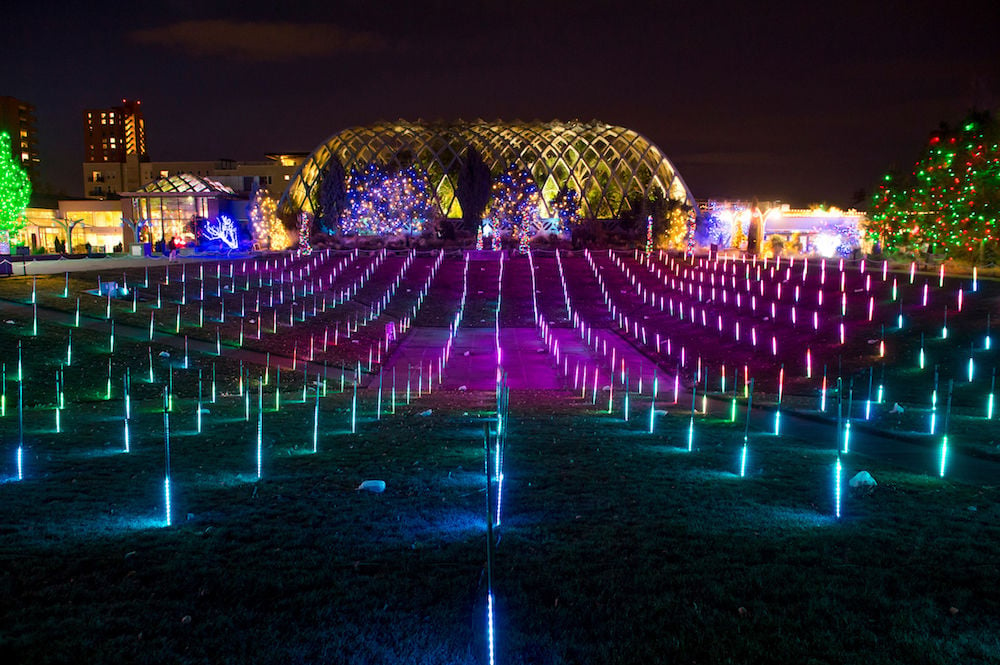 Christmas Lights Botanical Gardens Denver | Fasci Garden