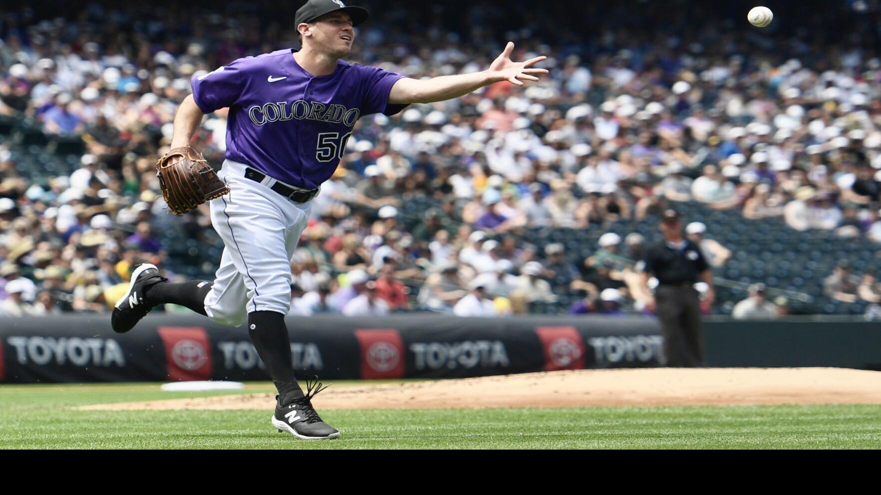 Five rookie starters, strong start by Ty Blach lift Rockies past