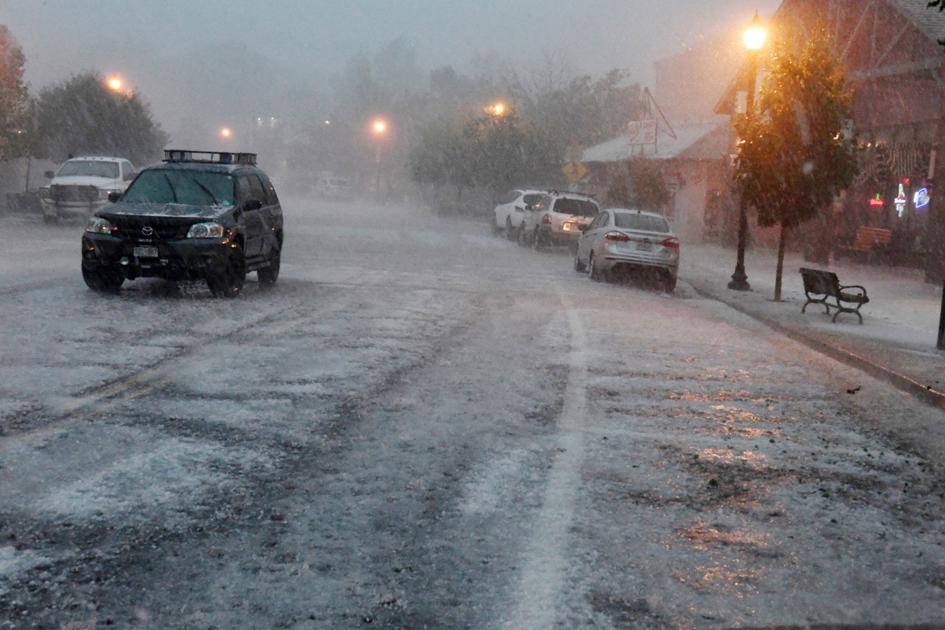 WATCH Storm drops heavy rain, hail in Colorado Springs, surrounding