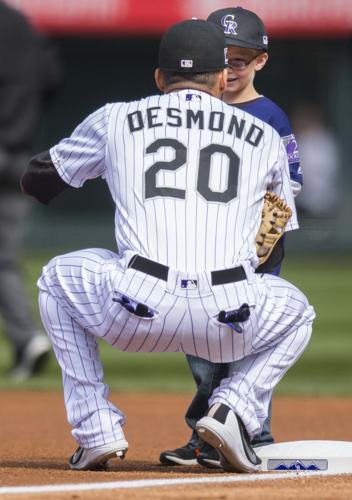 Ian Desmond Signed Colorado Rockies Jersey (Beckett Holo) 2×All-Star  Shortstop