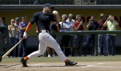 Tim Tebow works out at New York Mets camp, wearing No. 15 in orange and  blue – The Denver Post