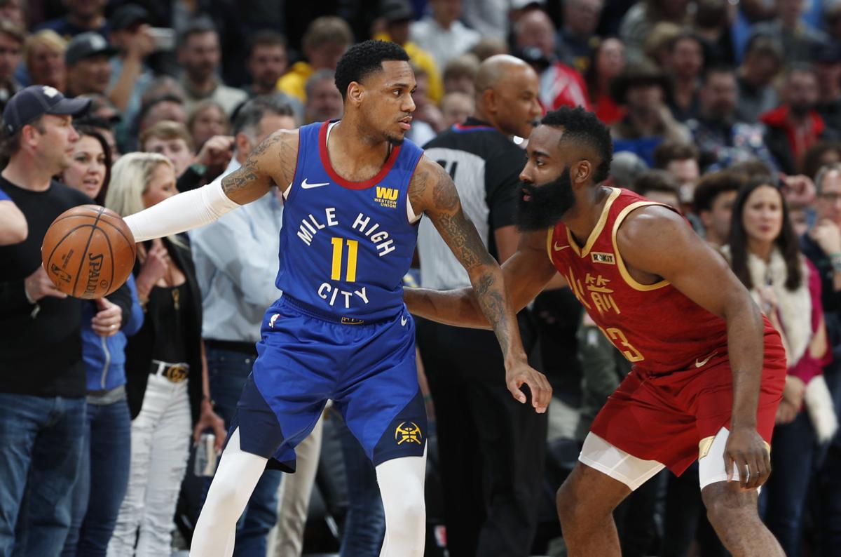 Nikola Jokic Malik Beasley Lead High Scoring Nuggets Past Rockets