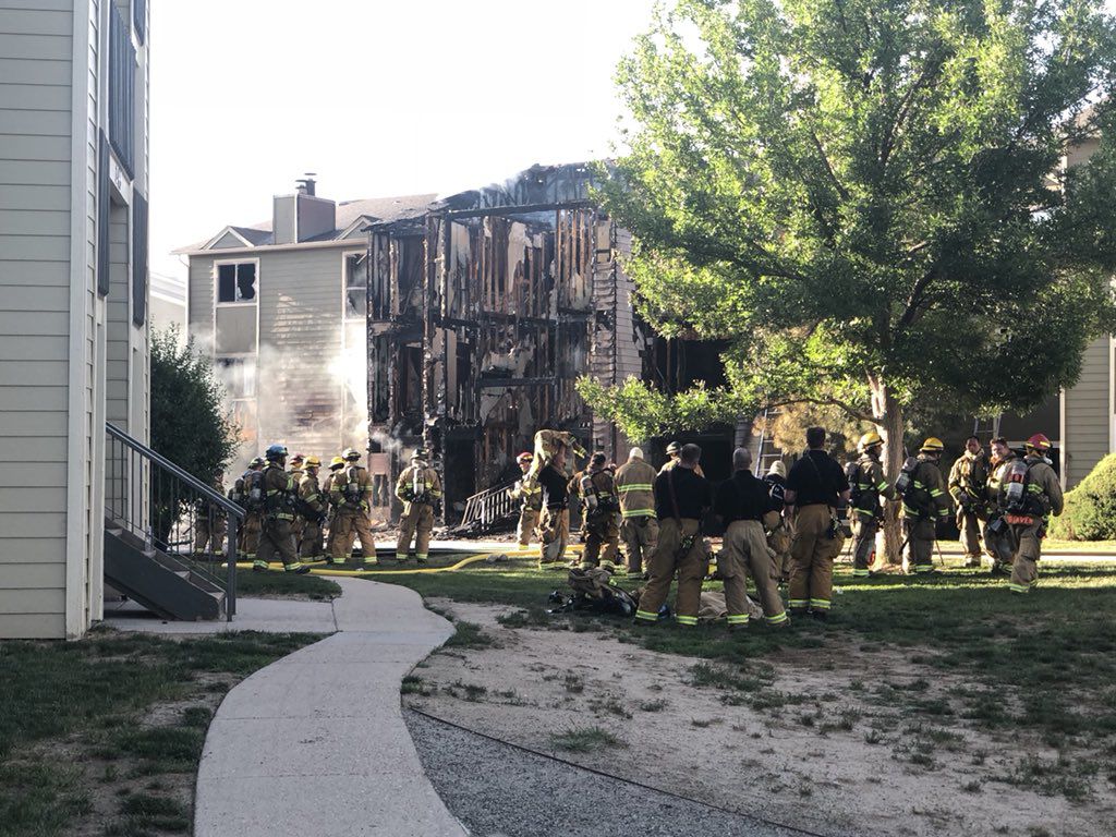 Fire Destroys Apartments At East Colorado Springs Complex Colorado Springs News Gazettecom