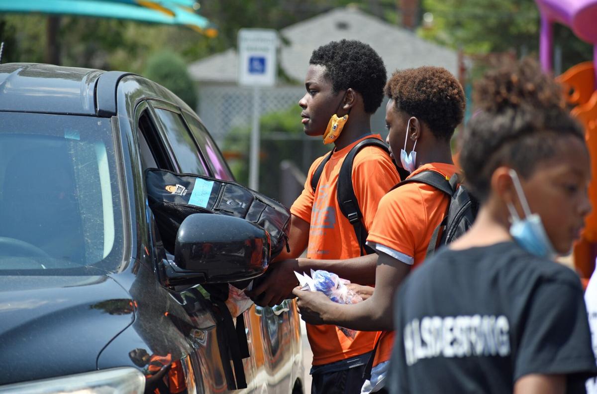 Giving back with backpacks