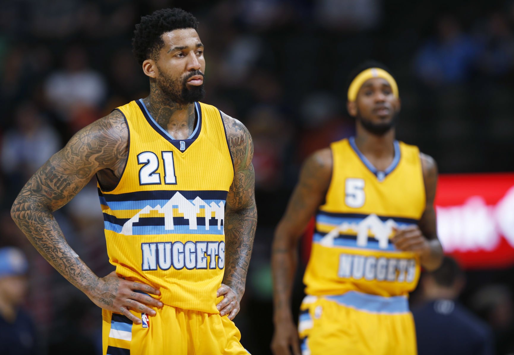 Nuggets cheap yellow jersey