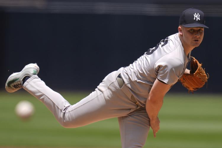 Yankees starter Clarke Schmidt placed on injured list due to right lat  strain | Sports | gazette.com