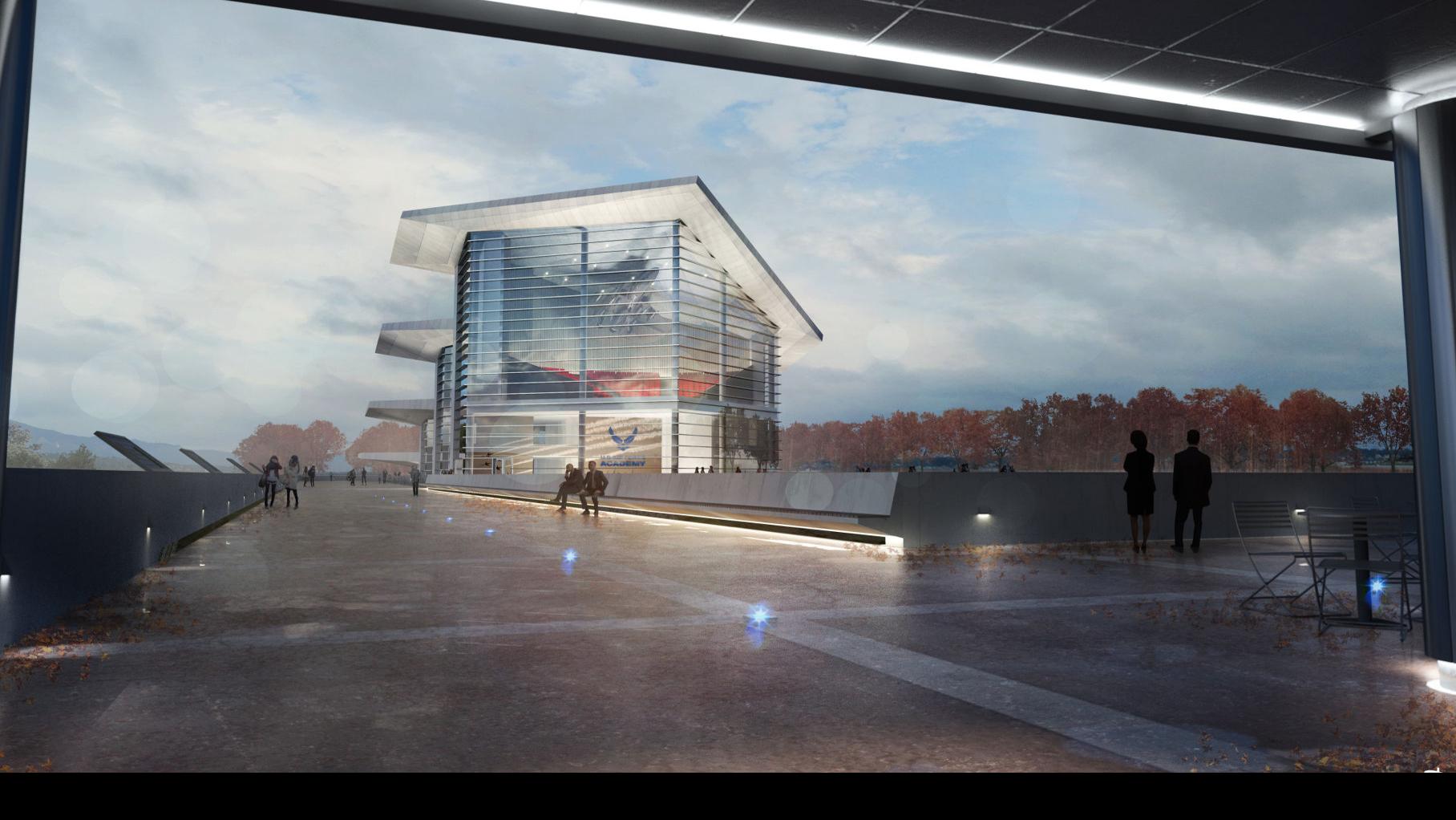 Gateway To Colorado Springs Air Force Academy Unveils First Look At Its New Visitor Center Military Gazette Com
