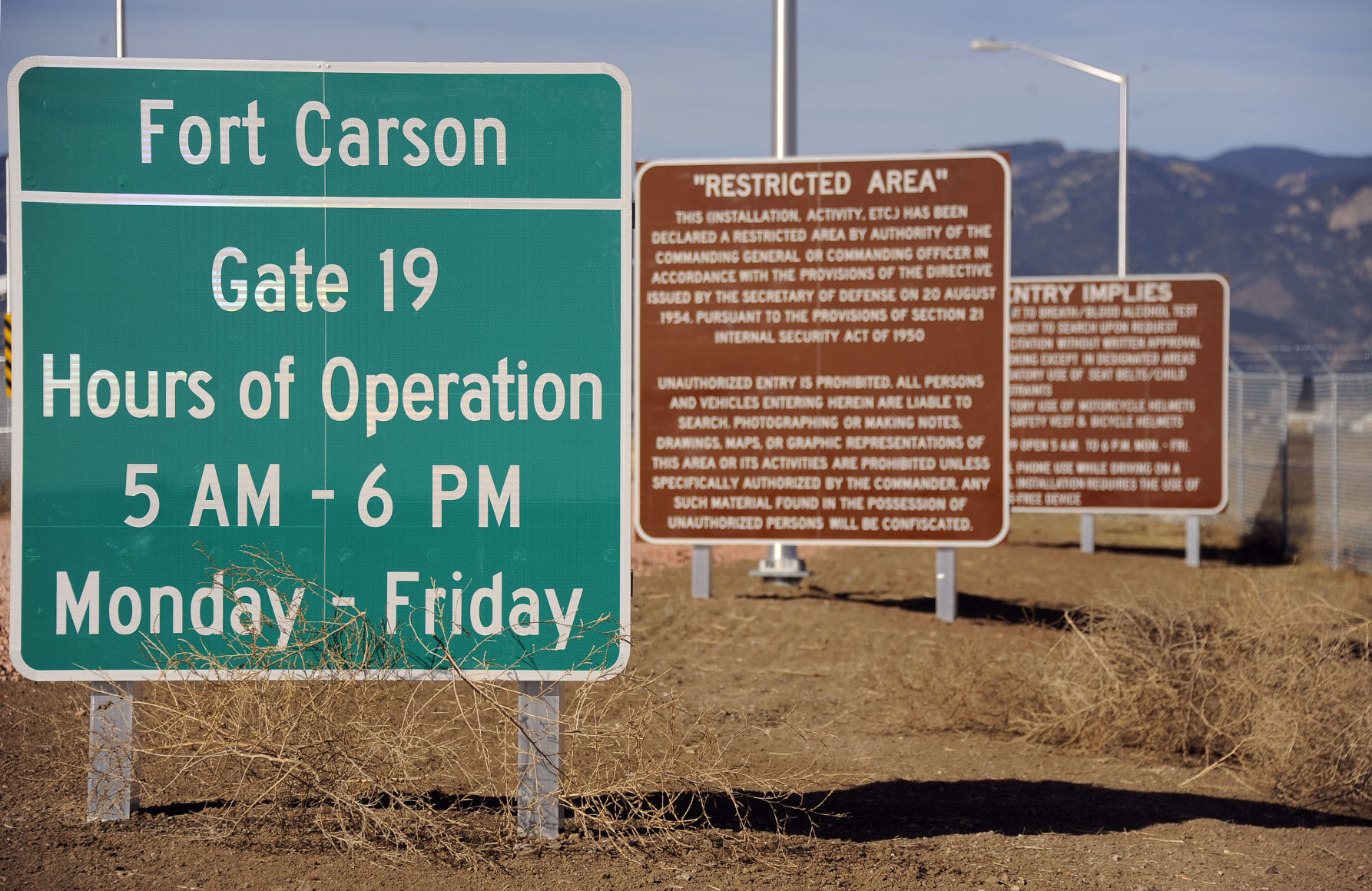 fort carson gate map fort carson gate map