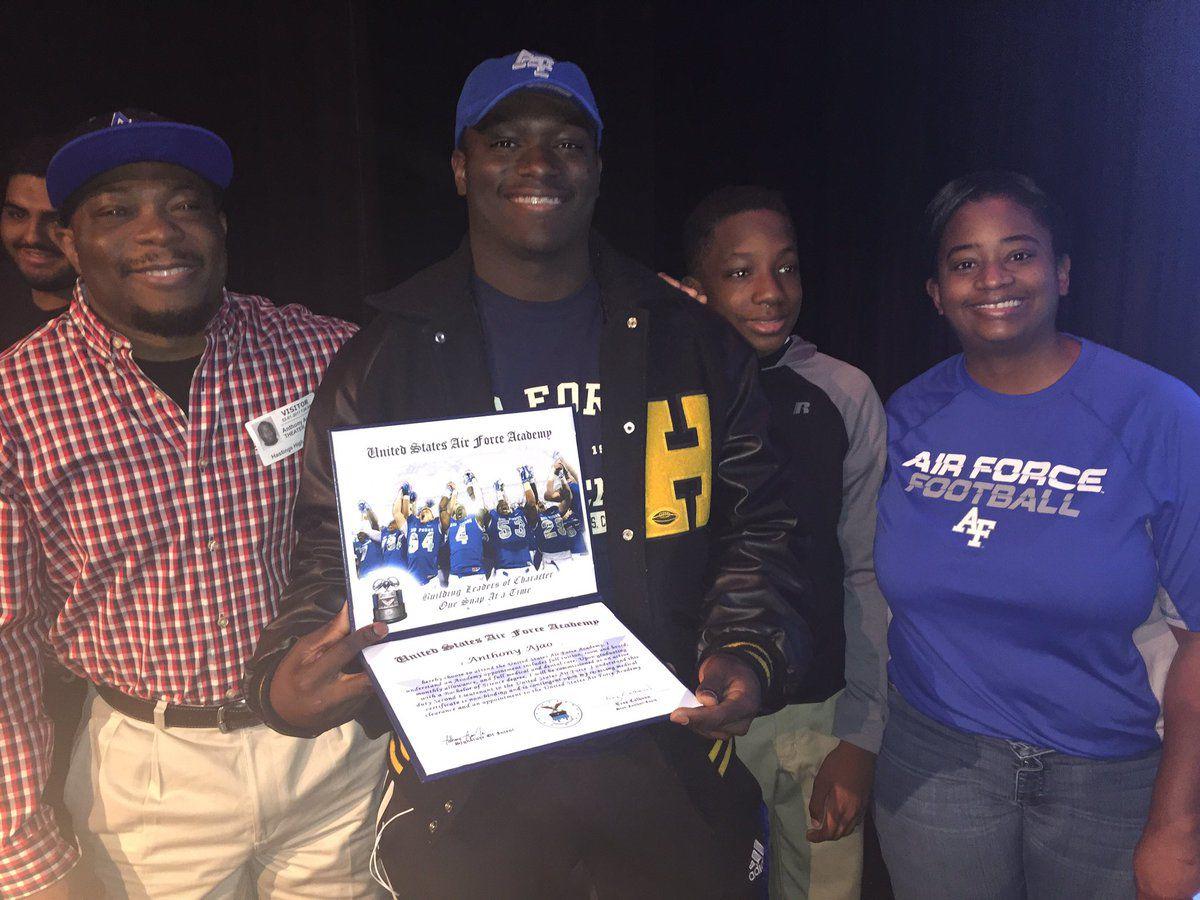 Air Force Football 2017 Recruiting Class Elisha Palm Of Grand