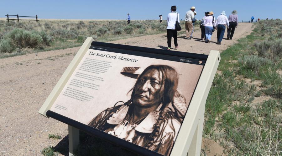 Over 600 Colorado Methodists made a pilgrammage to the Sand Creek Massacre site in southeastern Colorado on Friday, January 21, 2014. Col. John Chivington, a Methodist minister, lead the massacre in which around 100 people were killed and mutilated, mos...