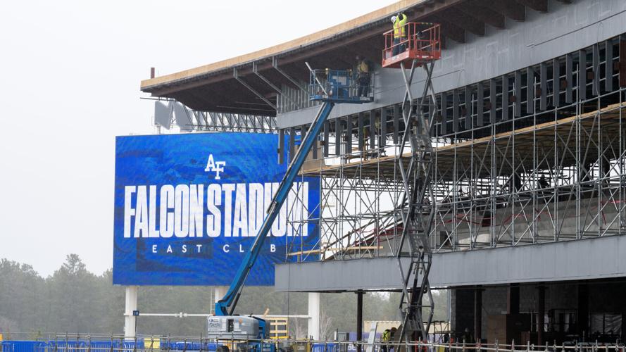 Falcon Stadium construction moving along, as tour provides look of extensive east side transformation