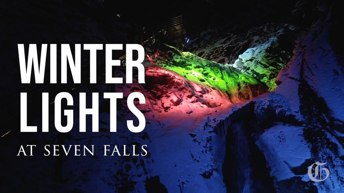 Seven Falls Christmas Lights 2021 Winter Lights At Seven Falls News Gazette Com