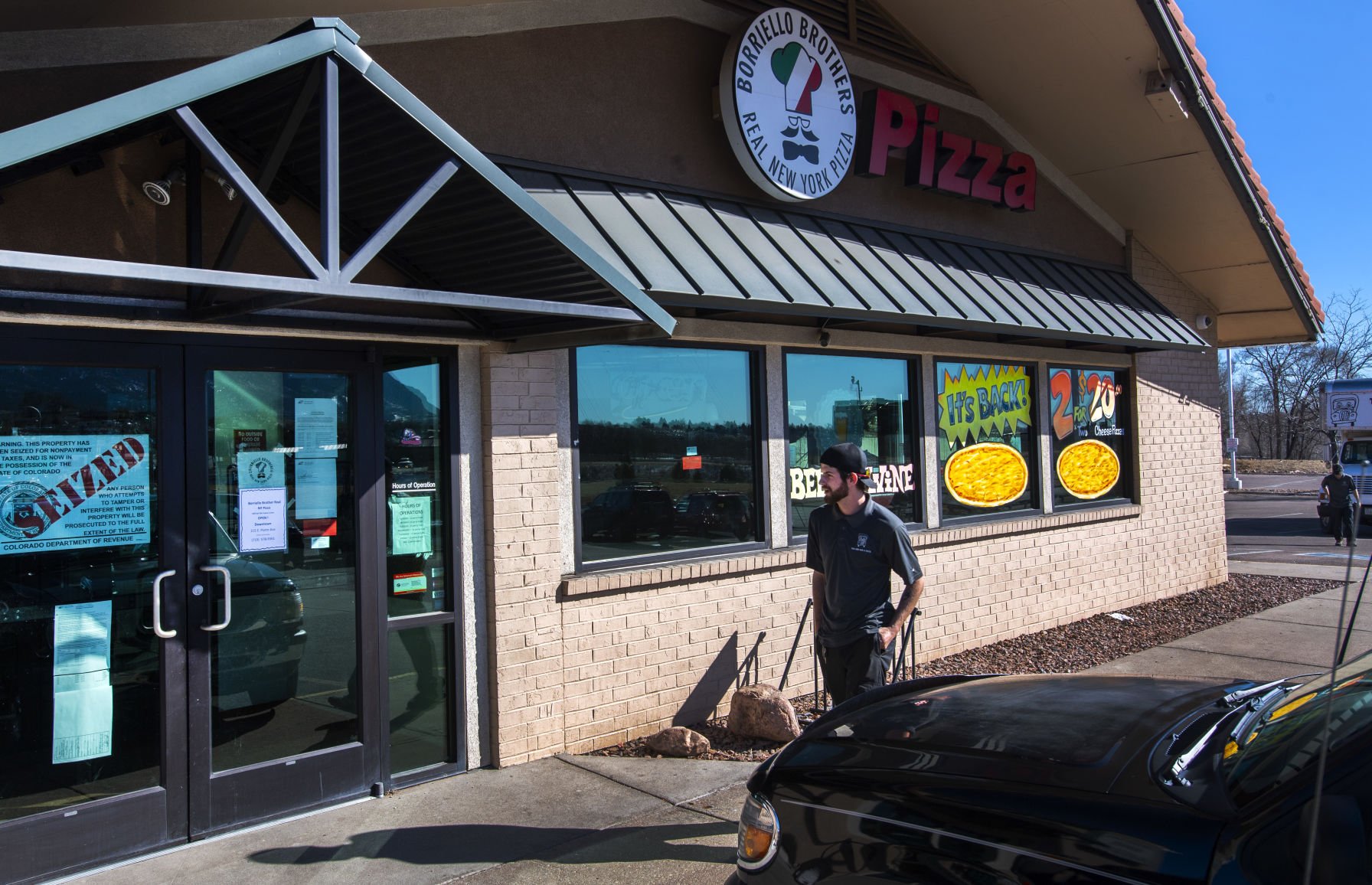 About 500 items at Borriello Brothers pizza stores ready for