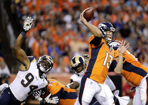 It wasn't Trevor Siemian that let the Broncos down on Sunday night