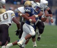 Air Force graduate Jemal Singleton on Buffalo's 36-year-old Frank