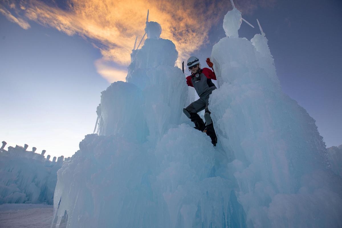 Dillon Ice Castles taking shape, ice wonderland returns