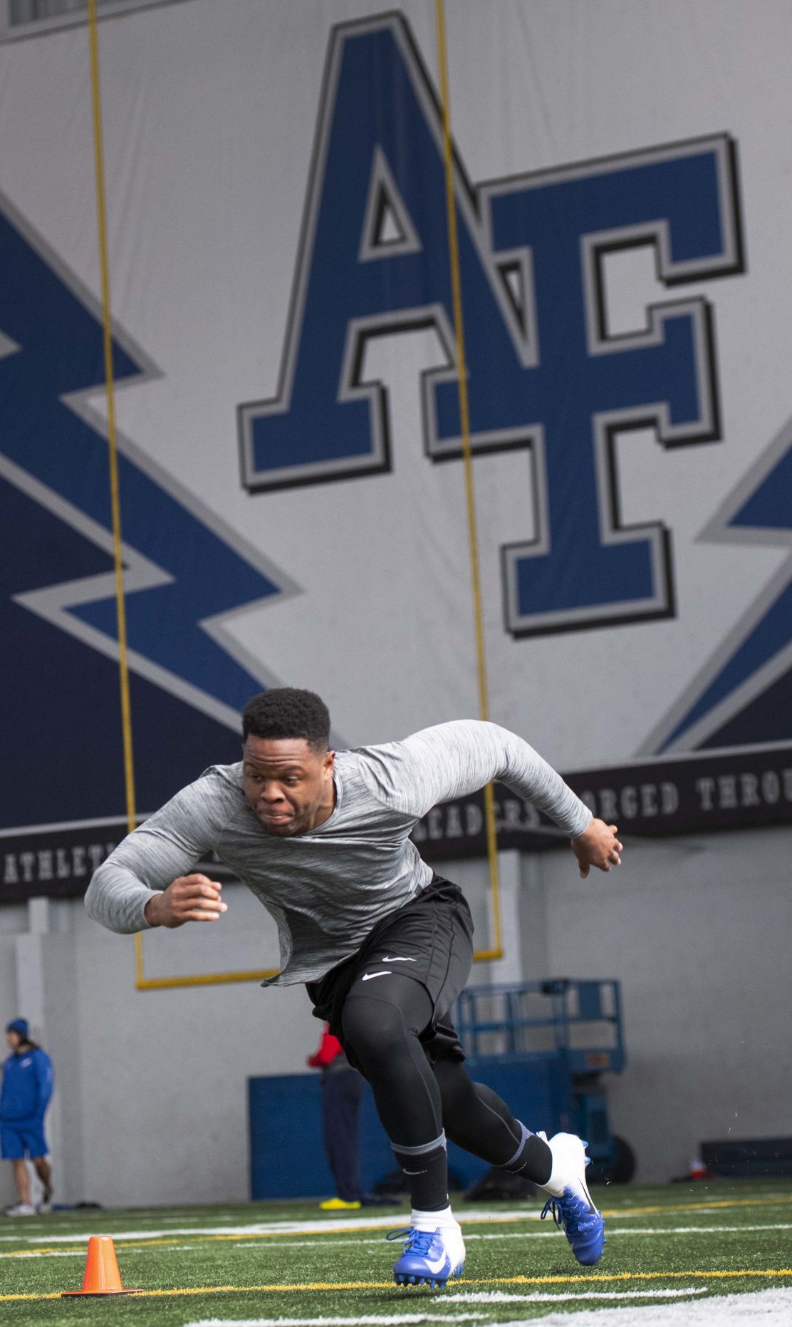 Air Force Players Perform For Nfl Scouts Before Returning To