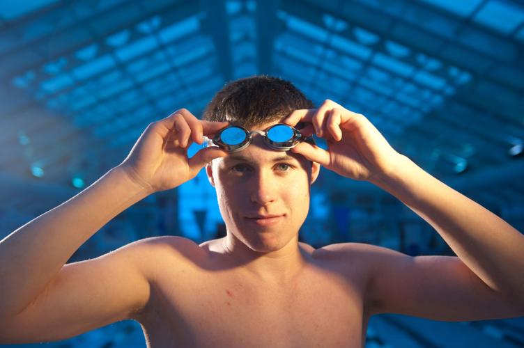 This week's Peak Performer: Hunter Bains, Lewis-Palmer swimming