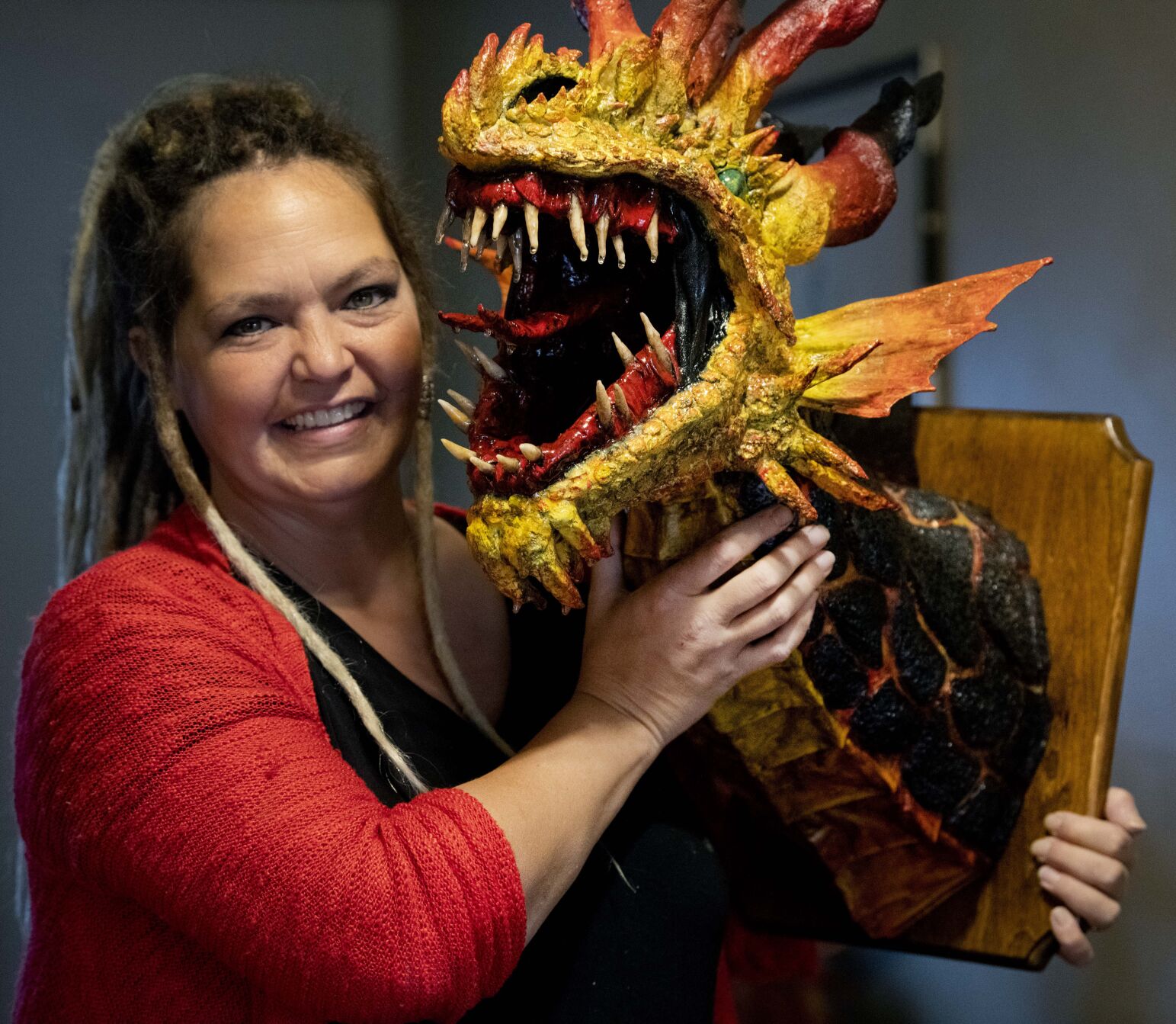 For self-taught Pikes Peak region artist, dragons are both art and therapy Pikes Peak Courier gazette pic