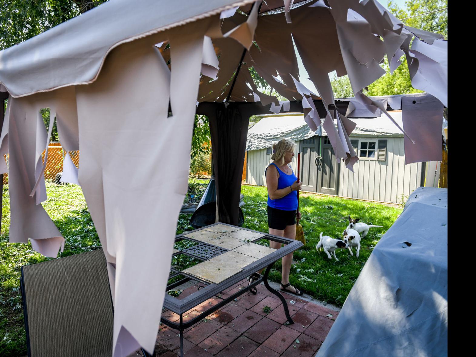 Many Homeowners Rocked By Hail Monday Were Still Recovering From June Storm Colorado Springs News Gazette Com