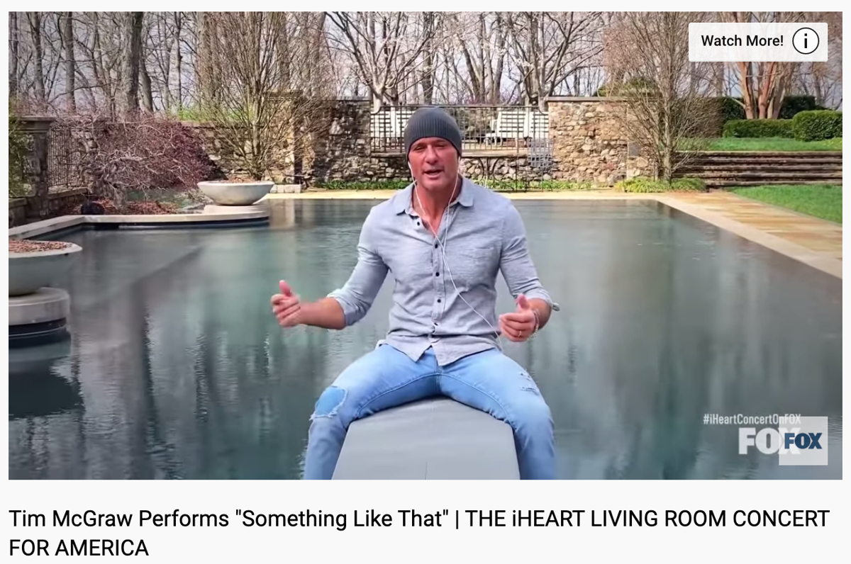 Concerts From Home Means Viewers Get A Glimpse Into Where