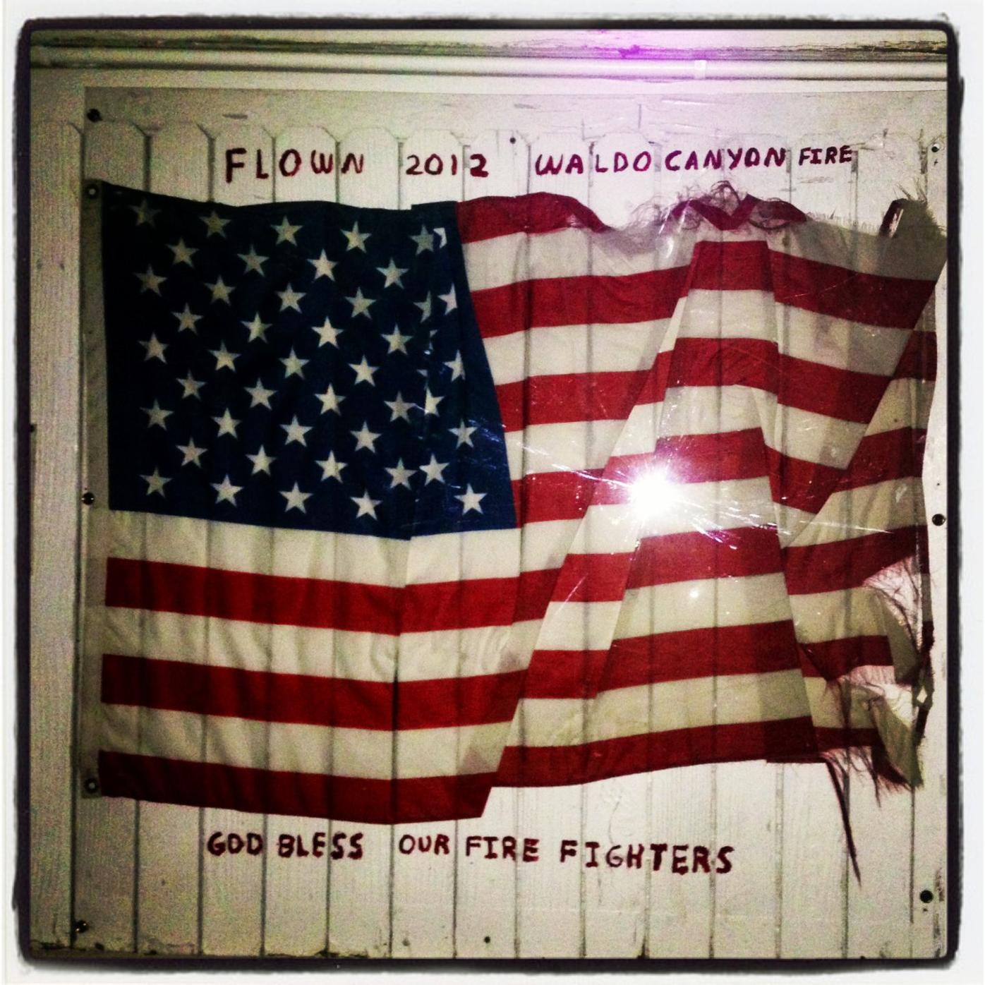 waldo porn 3d Flag that survived Waldo fire finds home on wall at The Drive In | News |  gazette.com