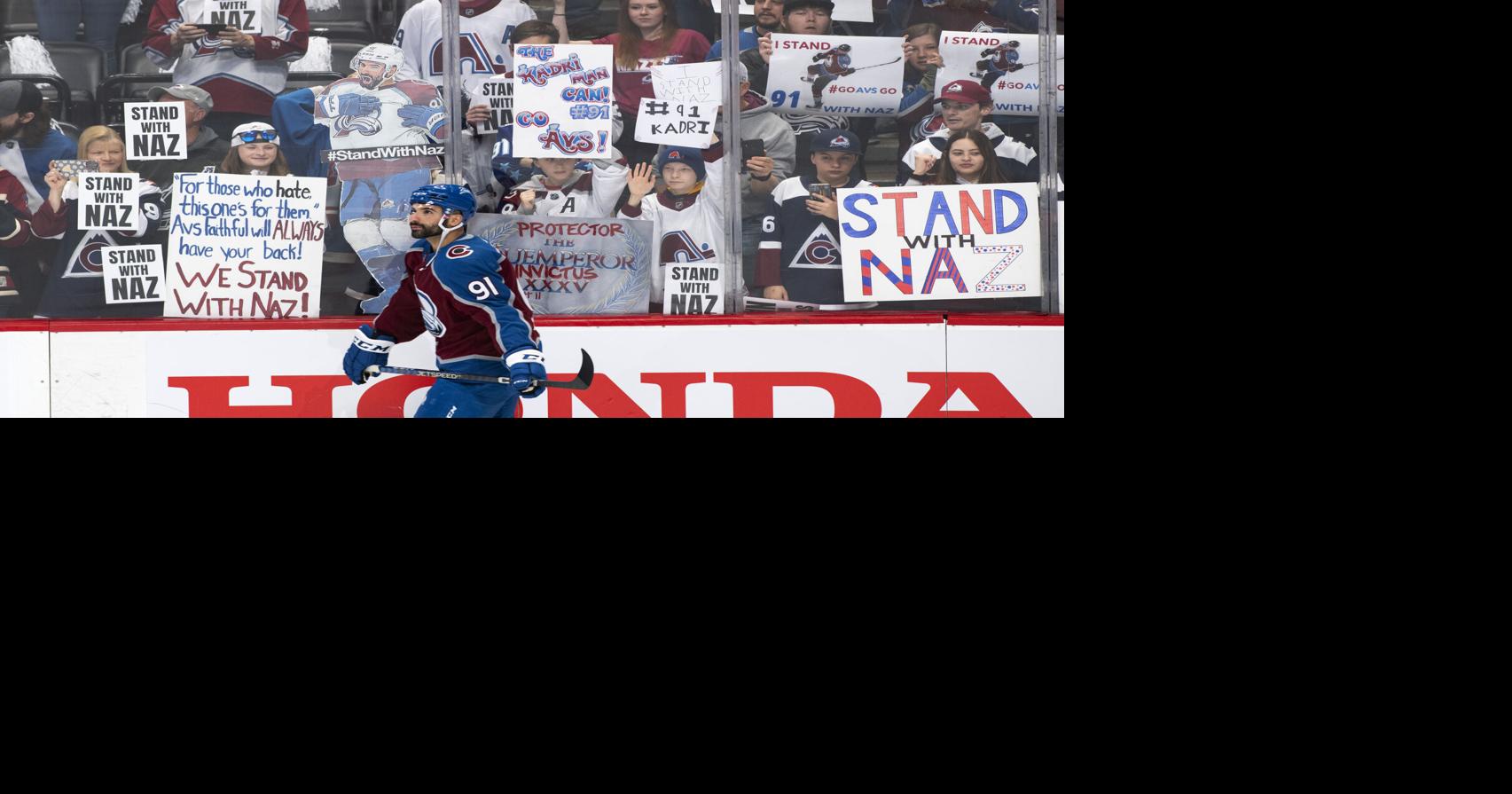 Fans stand with Nazem Kadri as Avalanche return to Colorado for Game 5, Avalanche