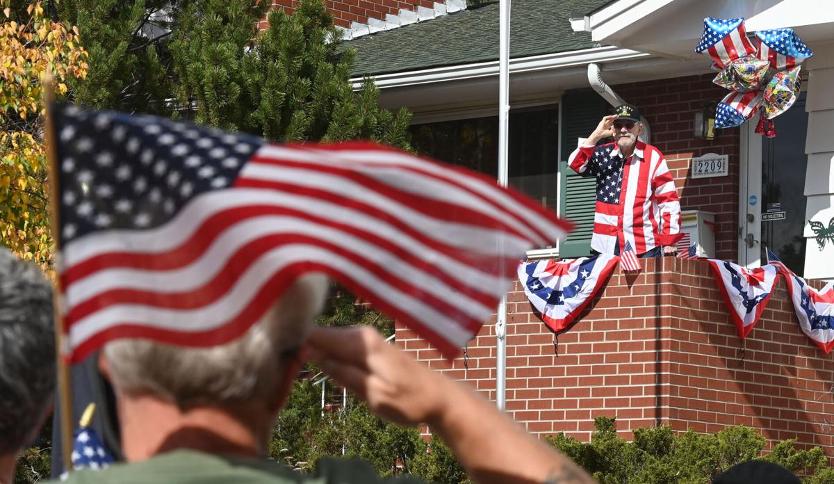 Surprise birthday party for WWII/Korean War veteran