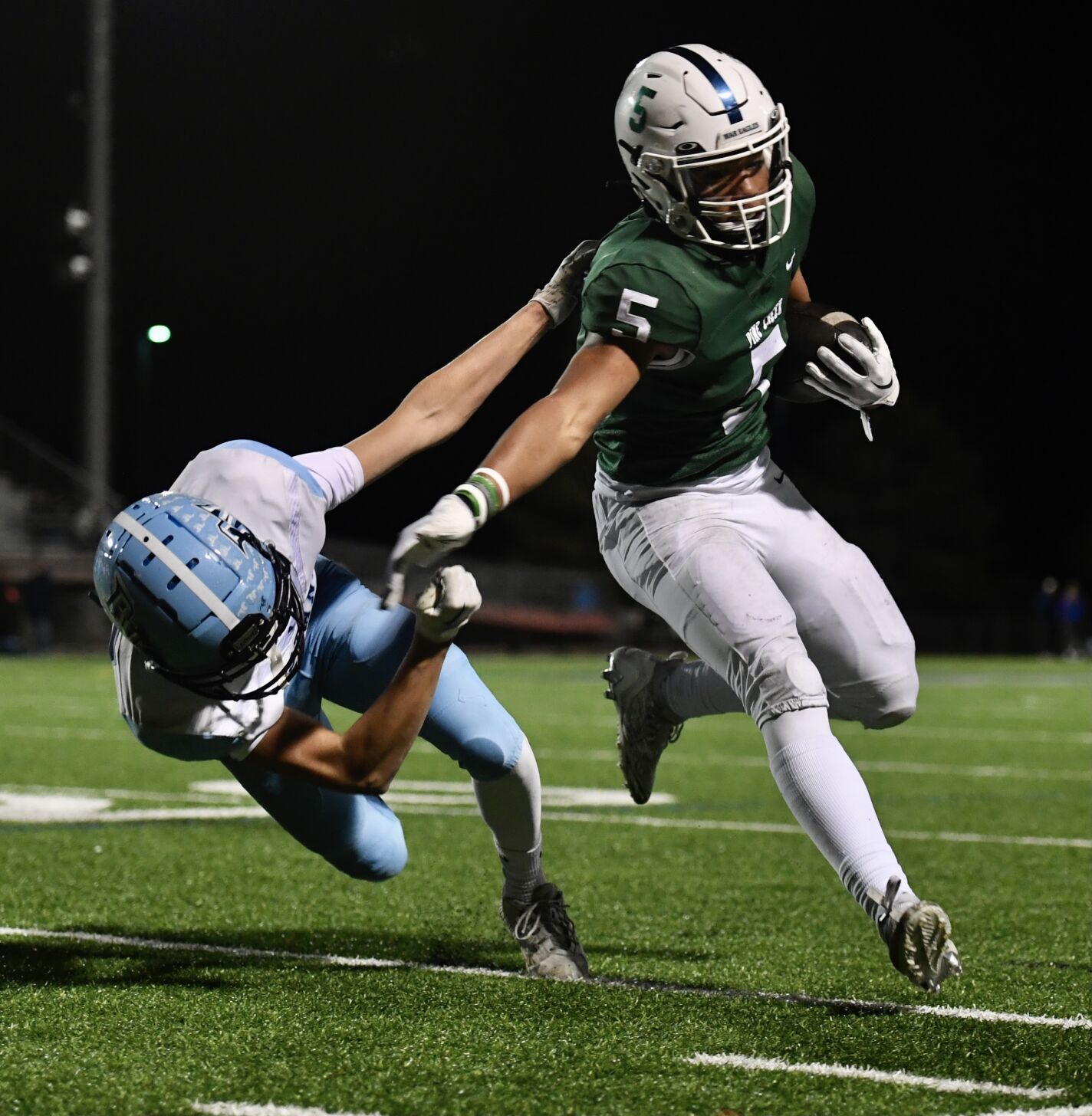 Ralston Valley triumphs over Pine Creek in 5A quarterfinals with 28-3 victory