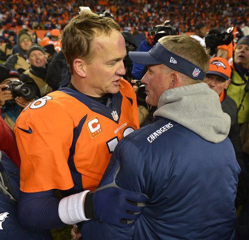 Manning, Broncos top Chargers, make AFC title game