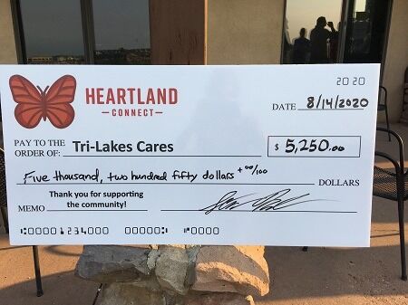 Raising money for Tri-Lakes Cares