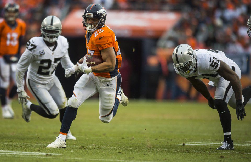 NFL: Broncos lose running back, former Ute Devontae Booker to wrist injury