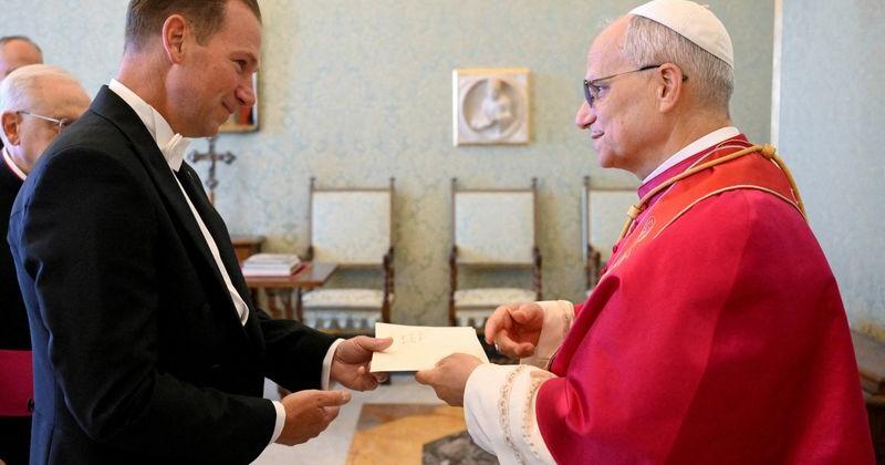 Trump's Vatican envoy courts Pope Leo with a birthday cake