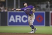 Rockies' Yonathan Daza blasts first homer, makes bid as center