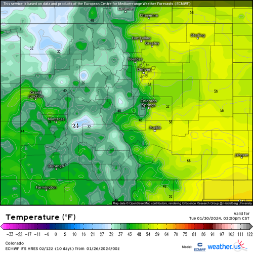 Colorado ski areas daily snow report News