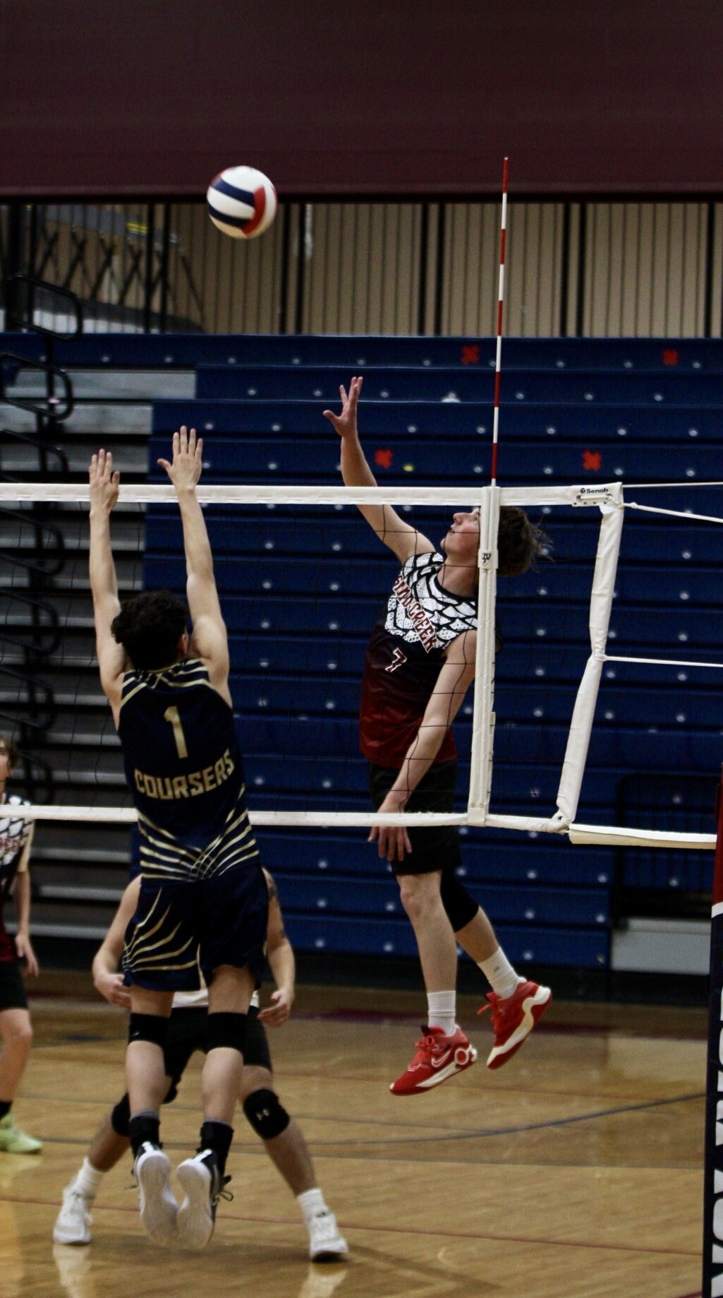 Sand Creek Boys Volleyball Stays Undefeated, Evan Brownsberger Secures Victory