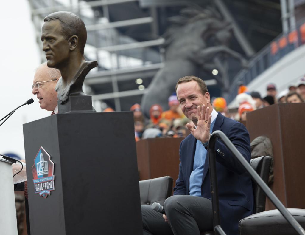 Peyton Manning going into Broncos Ring of Fame