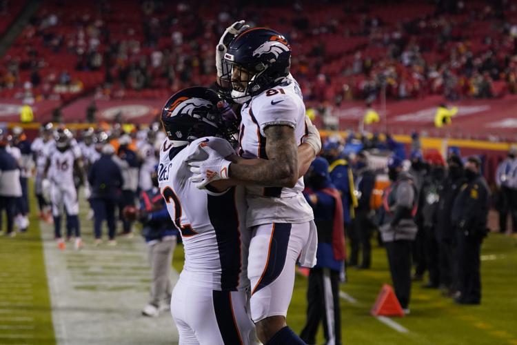 Broncos WR Tim Patrick Catches Touchdown Pass In Second Straight Game