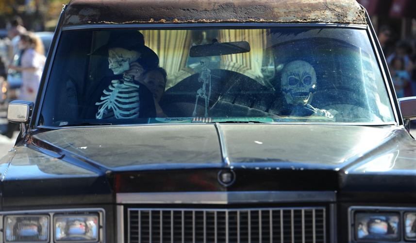 Thousands flocked to Manitou Springs on Saturday, October 25, 2014, for the annual Emma Crawford Coffin Races. The races started in 1995, but the story of Emma Crawford goes back to 1891 when she was buried at the top of Red Mountain above Manitou Sprin...