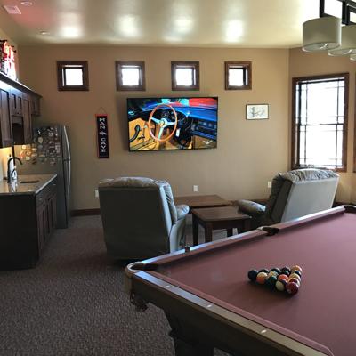 baseball spare room mancave