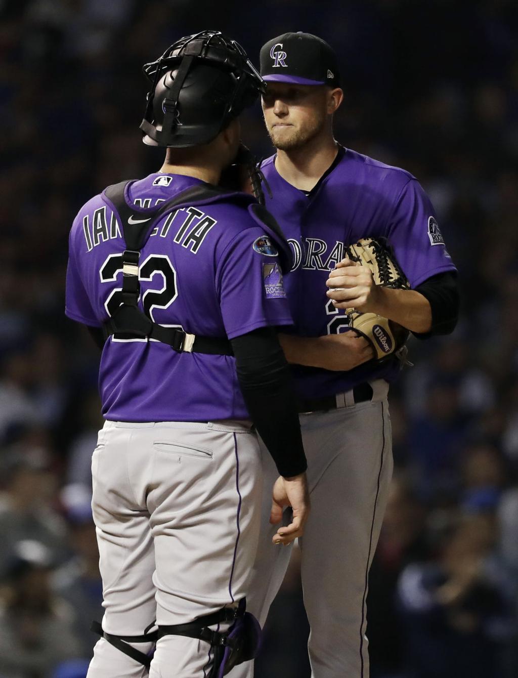 Colorado Rockies top Chicago Cubs 2-1 in 13 innings in epic wild