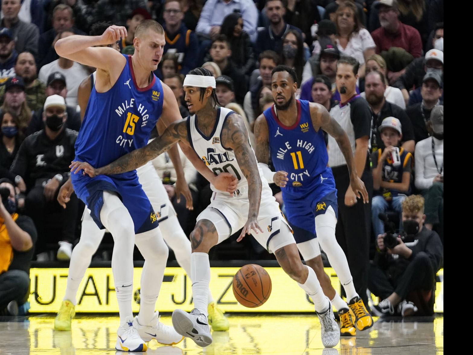 Denver Nuggets lose to Utah Jazz after Nikola Jokic leaves ...