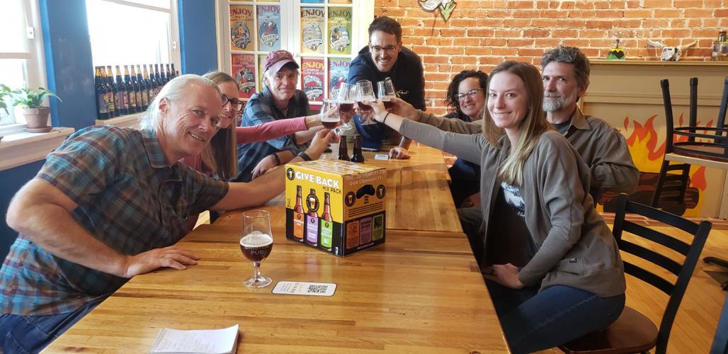 Give Back Mix Pack tasting at Bristol Brewing Co.