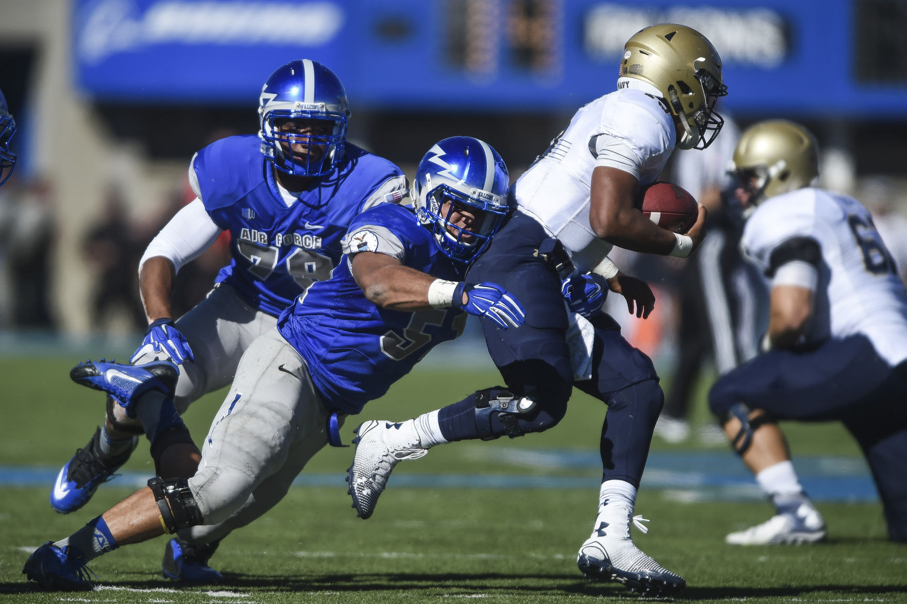 Air Force linebacker Jordan Pierce has sustained high level