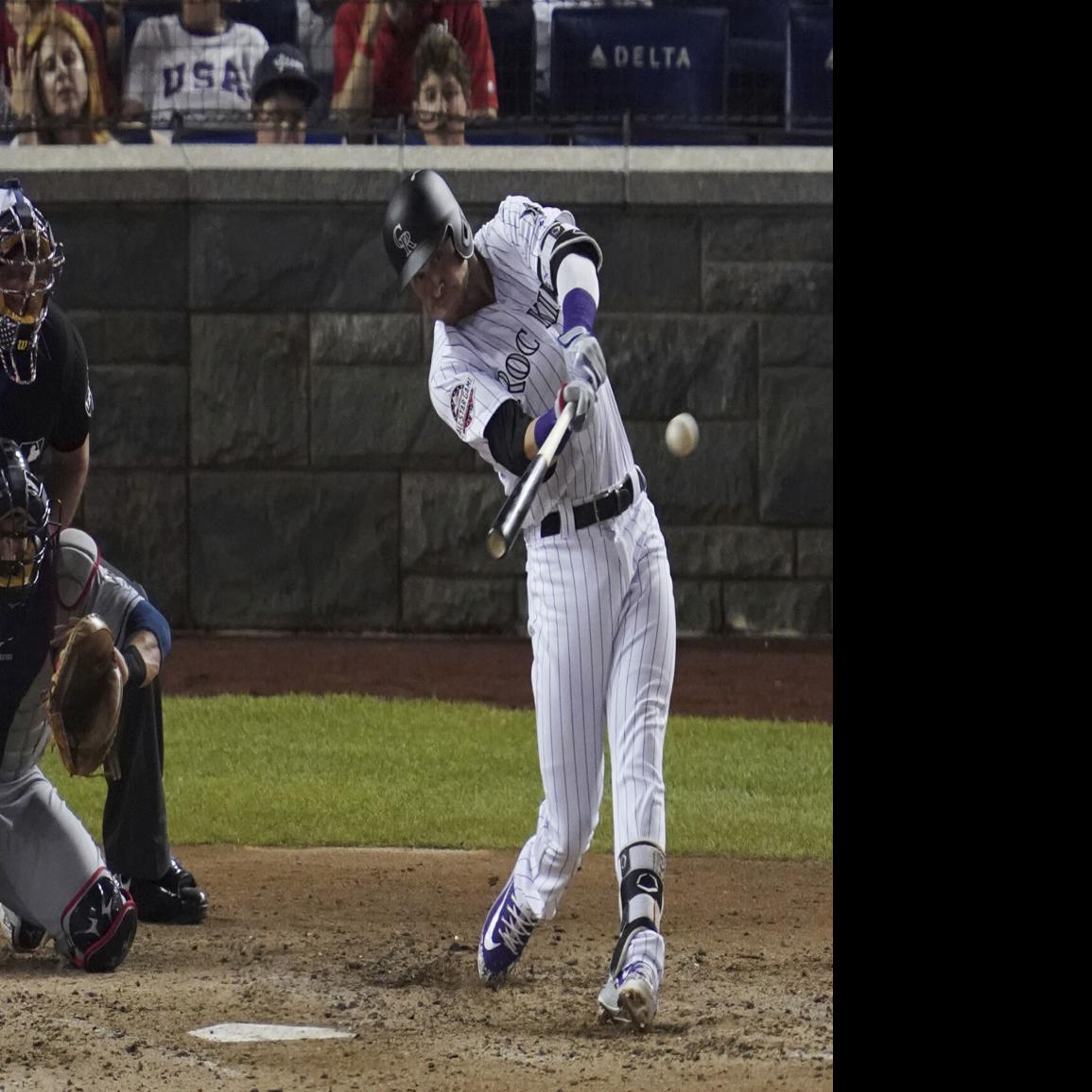 The Blake Street Bombers at Coors field,1995. Andres Galarraga