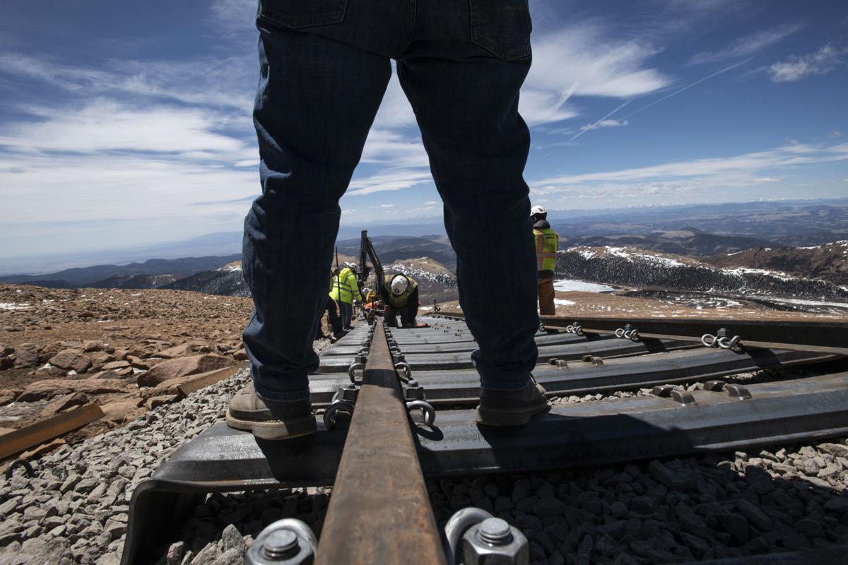 Pikes Peak Cog Railway's on track
