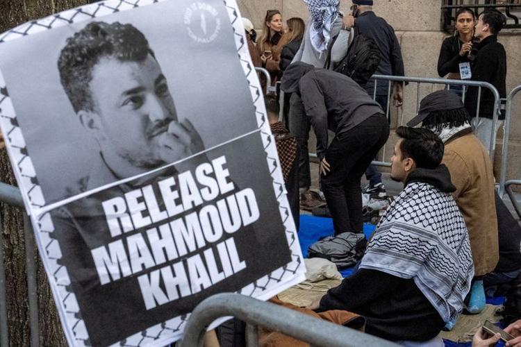 Detained Columbia student protester must be allowed to meet with wife
