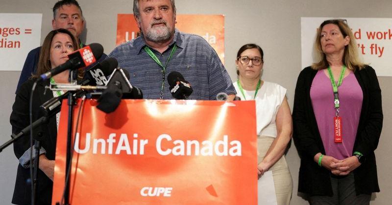 Air Canada cabin crew strike enters day four as talks resume