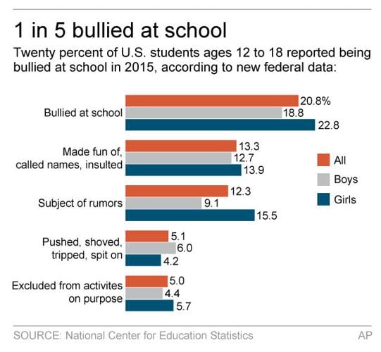 Study: Bullying persists in school, reports of sex crime up